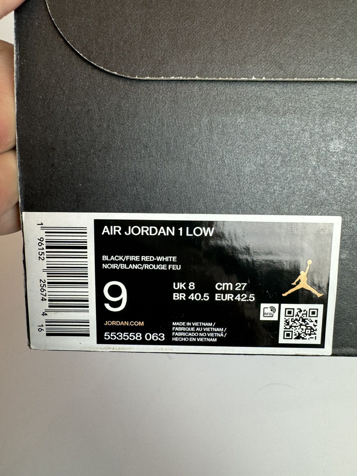 Jordan Brand × Nike DS Nike Air Jordan 1 Low 553558 063 Size US 9 / EU 42 - 7 Thumbnail