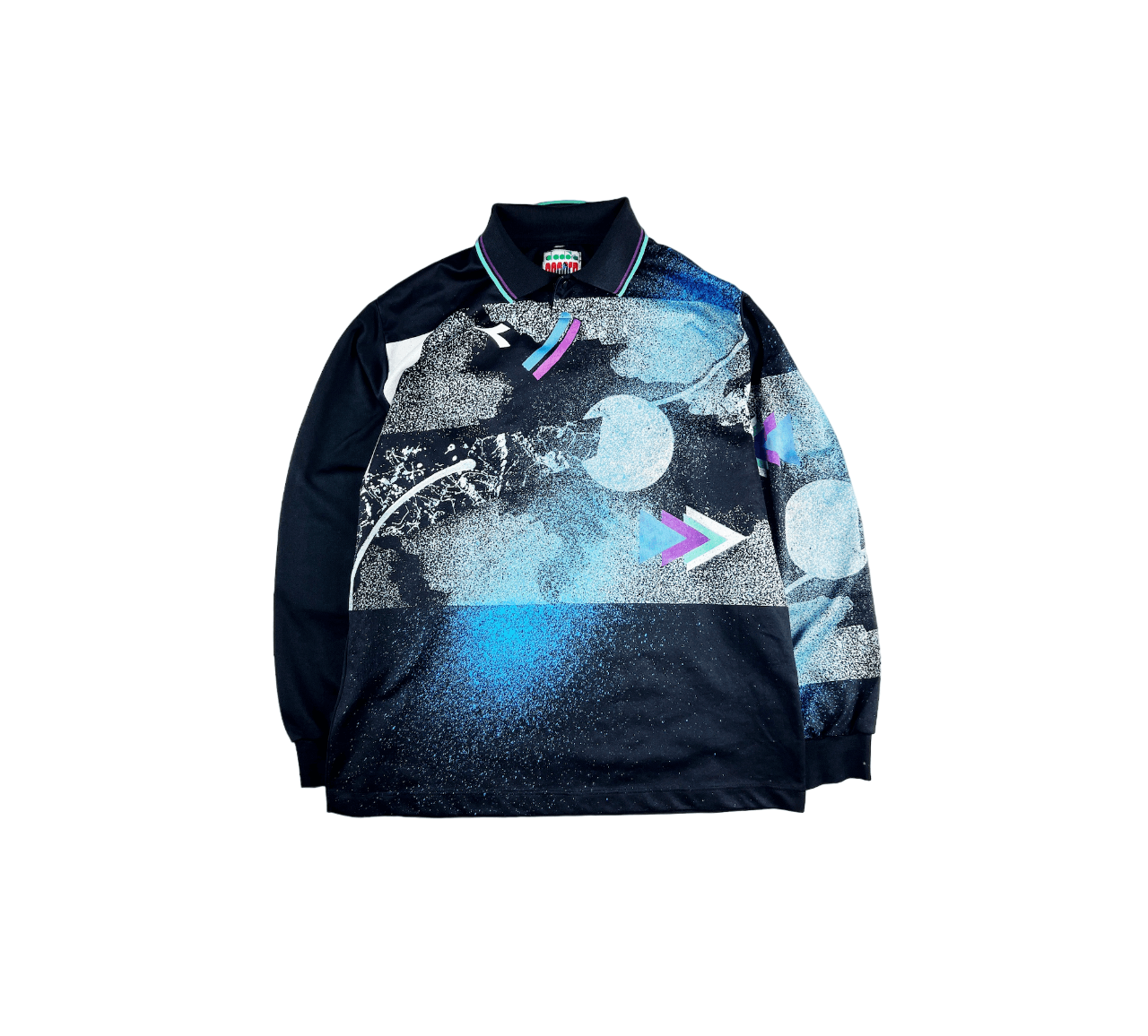 Diadora × Vintage Vintage Diadora Soccer Jersey Longsleeve Size US M / EU 48-50 / 2 - 1 Thumbnail