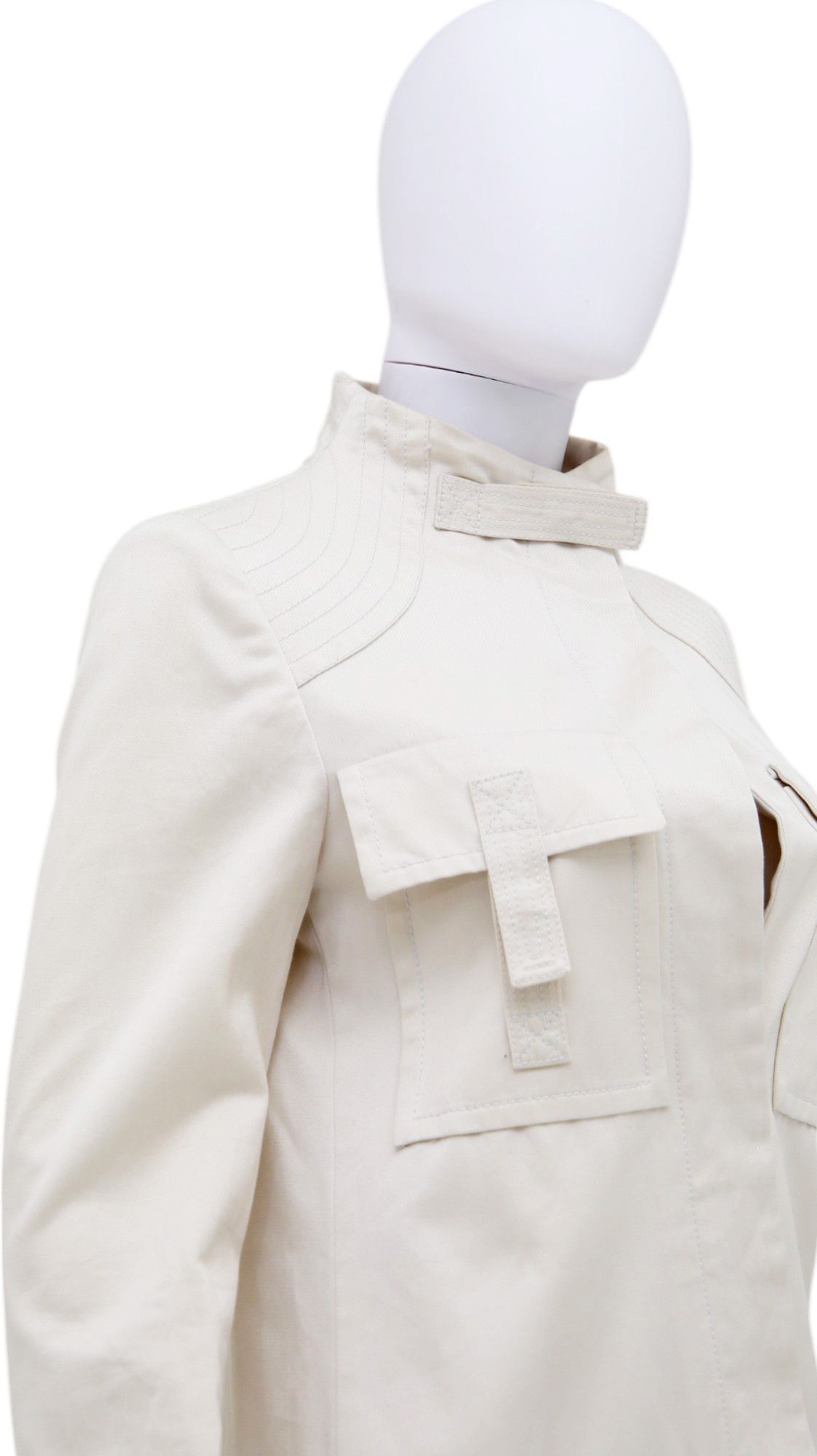 Gucci SS03 Multipocket White Coat Size S / US 4 / IT 40 - 7 Thumbnail
