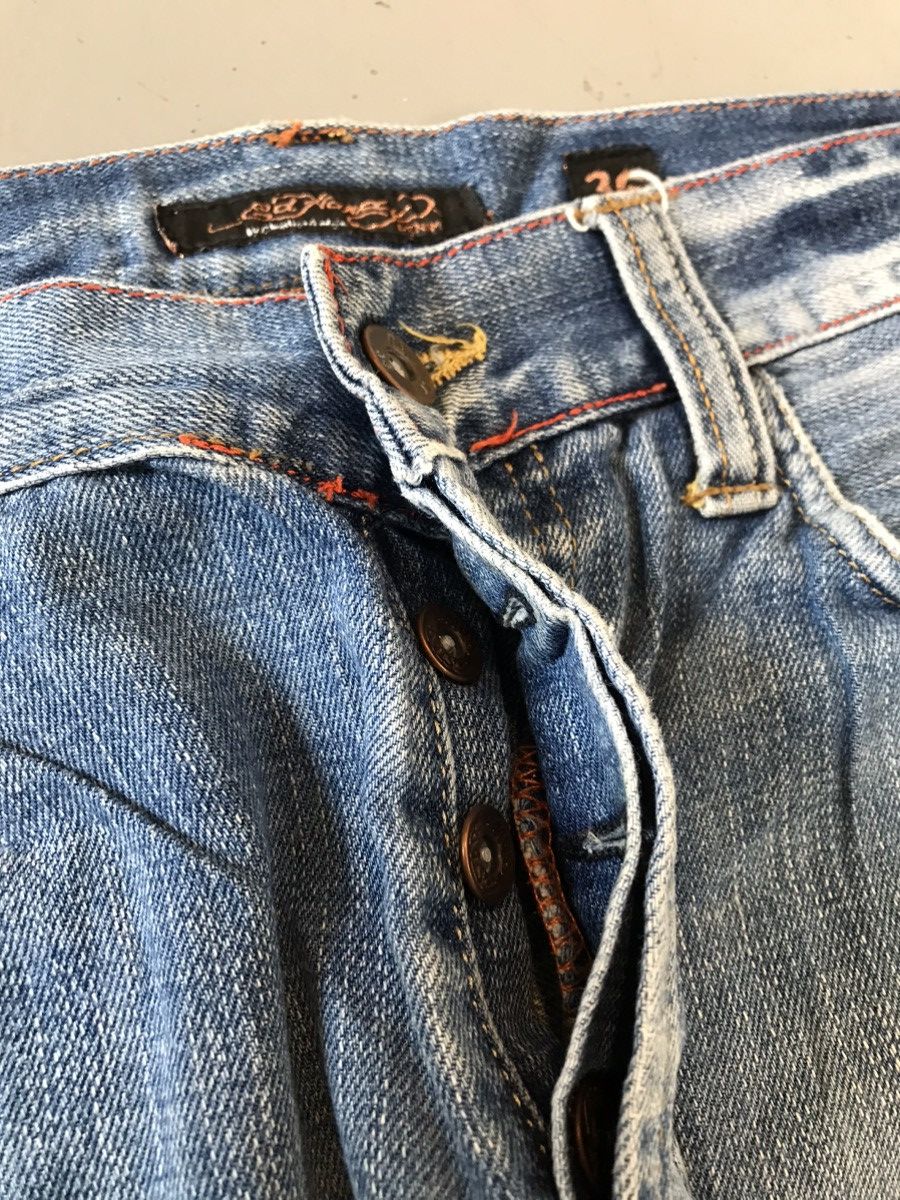 Ed Hardy × Vintage Ed Hardy Tiger 🐯 Embroidery Denim Size US 36 / EU 52 - 9 Thumbnail