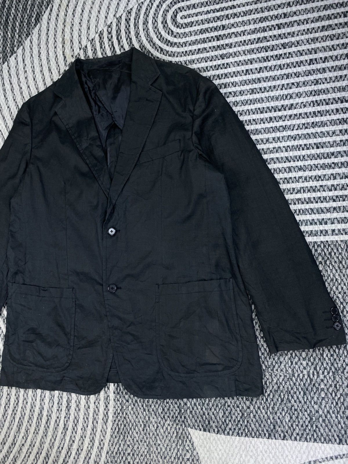 Japanese Brand Vtg D’HOMME A HOMME Double Button Blazer Jacket Size US L / EU 52-54 / 3 - 4 Thumbnail