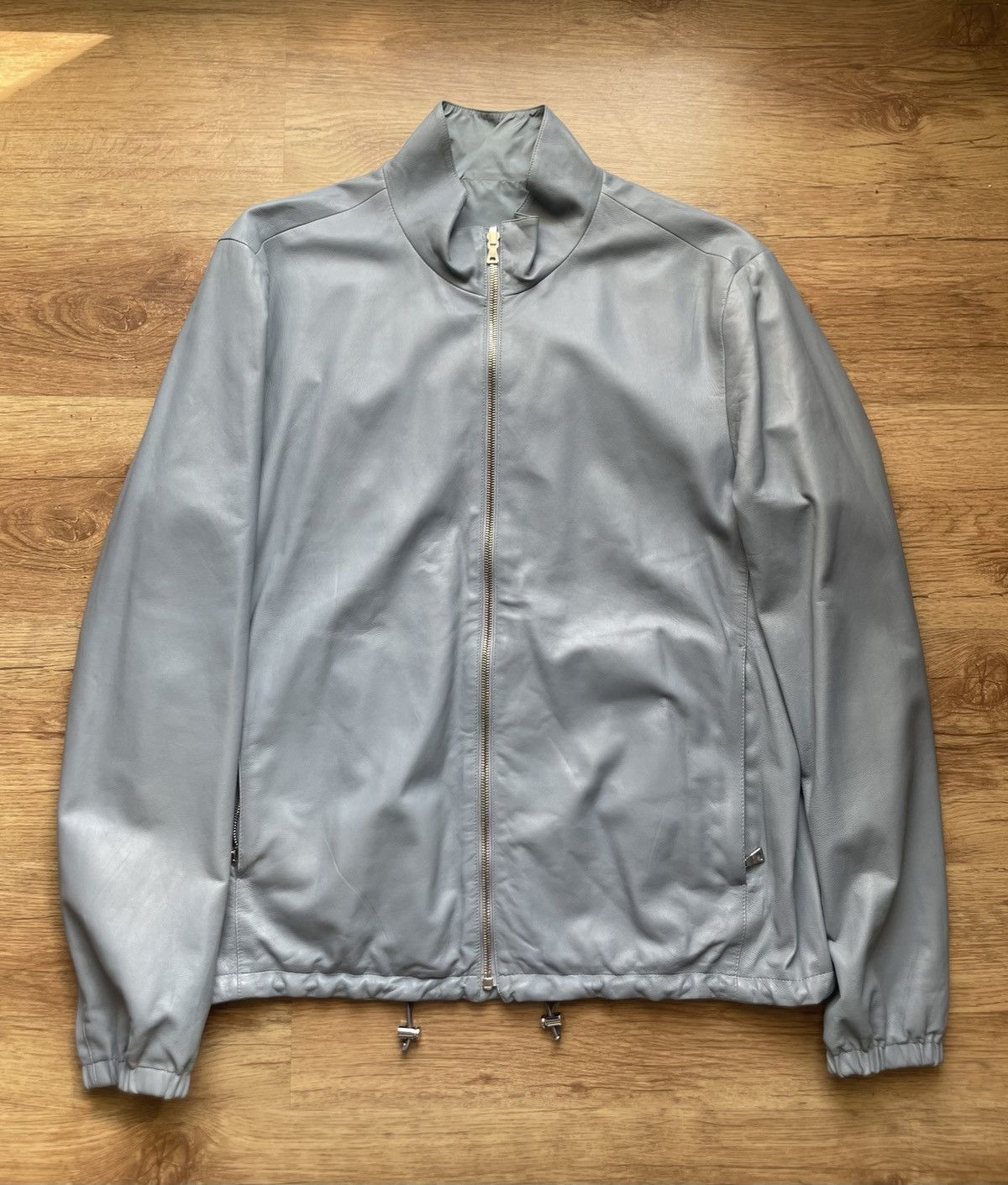 Prada Leather/Nylon Reversible Jacket
