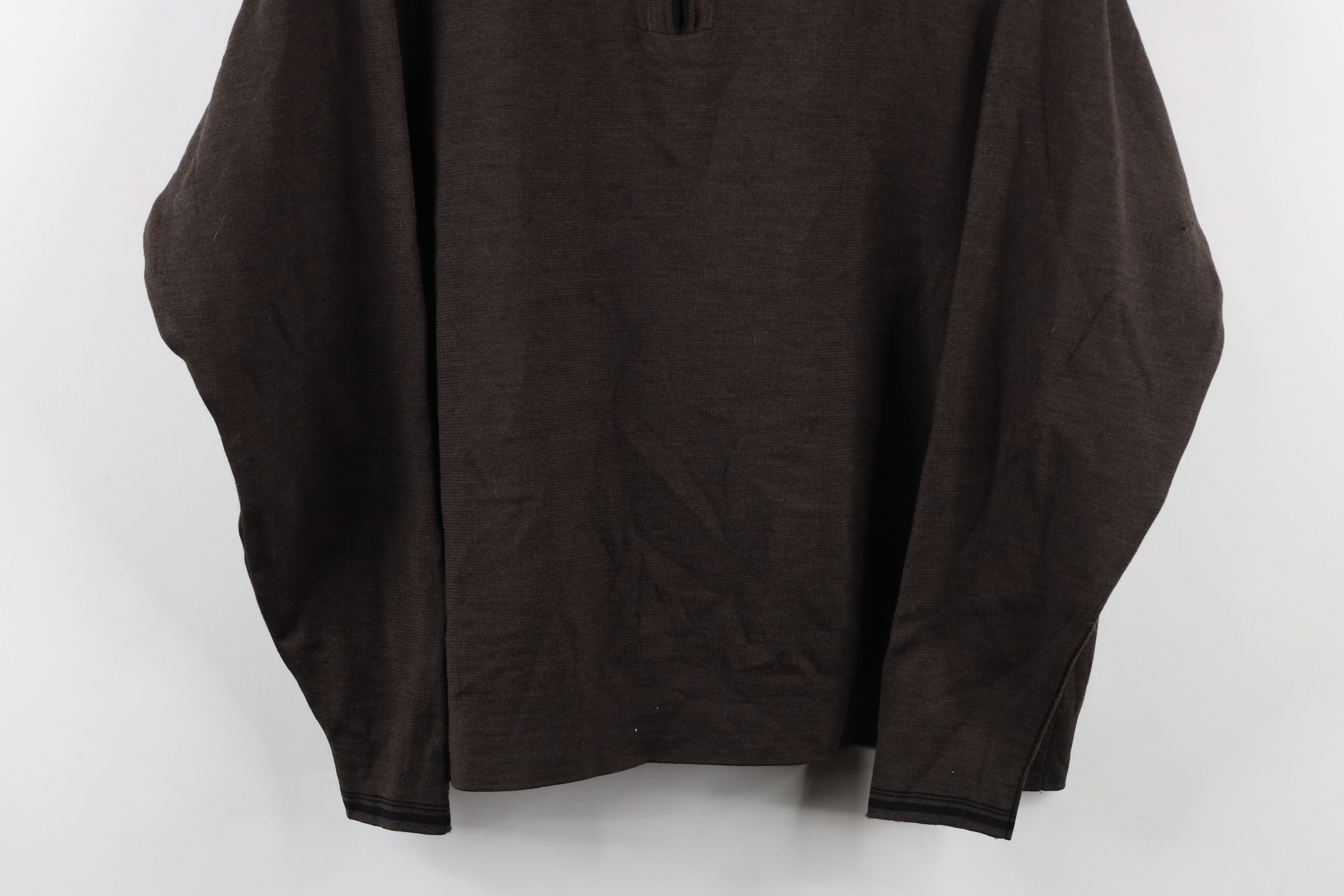 St. Croix × Vintage Vintage St Croix Shop Wool Blend Knit Half Zip Sweater USA Size US L / EU 52-54 / 3 - 3 Thumbnail