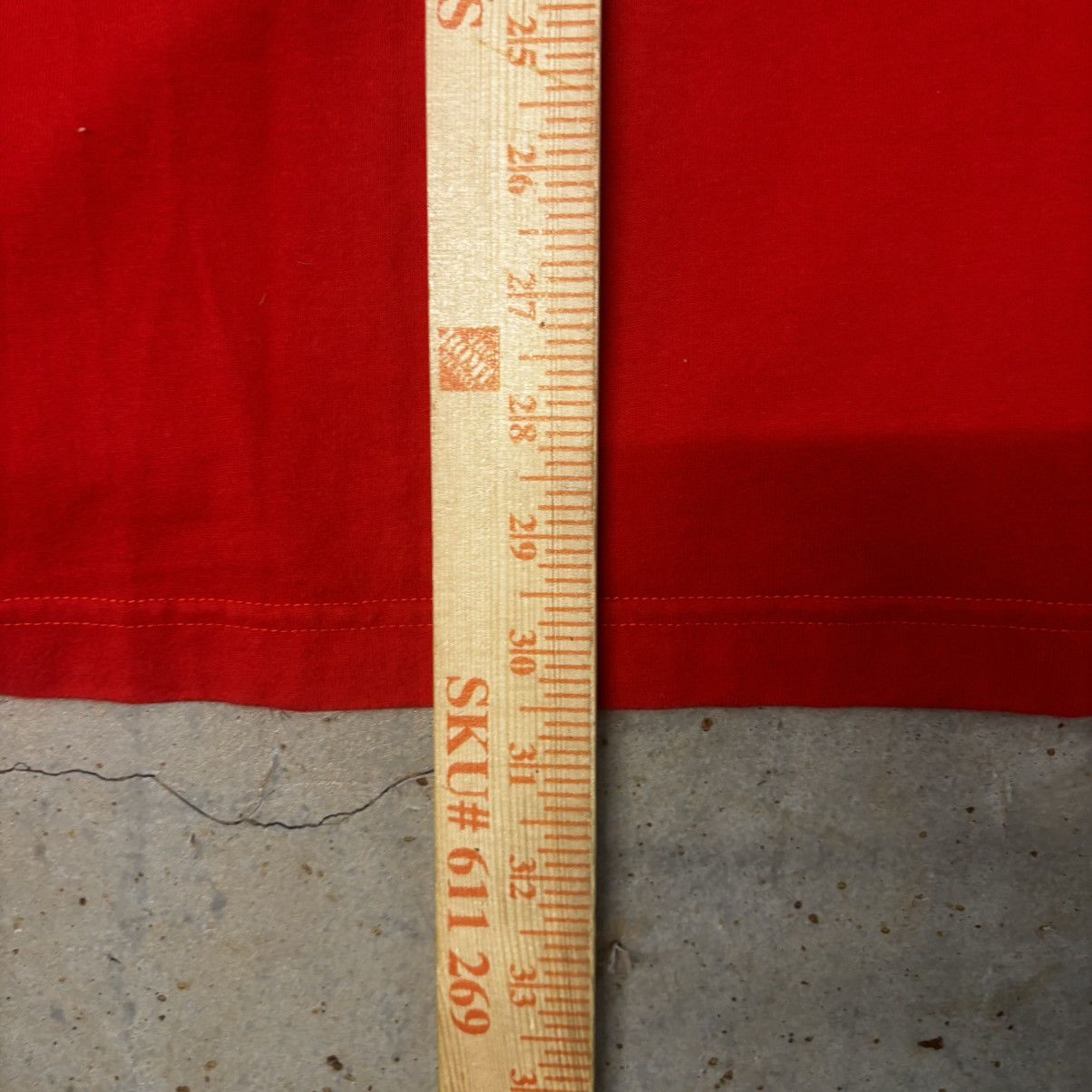 Vetements Vetements AW 20 work in progress red cotton t-shirt Size US XXL / EU 58 / 5 - 4 Thumbnail