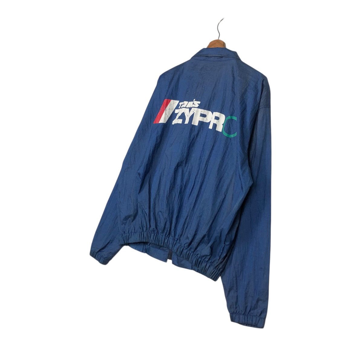 Japanese Brand × Vintage 📌Vintage Bomber Jacket Nylon Tom's Zypro Big Logo Back Hit Size US M / EU 48-50 / 2 - 11 Thumbnail