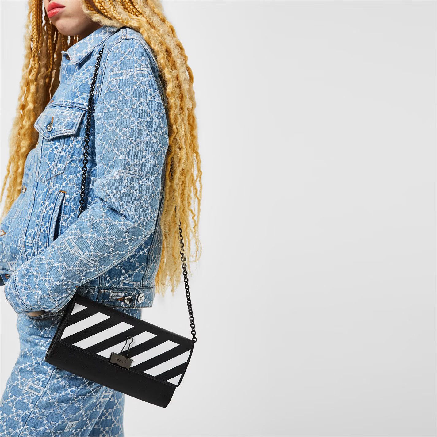 Off-White o1g2r1mq0125 Size: OS / Binder Wallet in Black & White Size ONE SIZE - 6 Thumbnail