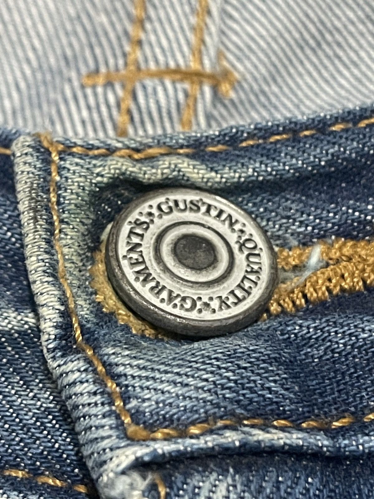 Gustin Gustin Selvedge Denim Jeans Natural Fade USA size 30 Size US 30 / EU 46 - 23 Thumbnail