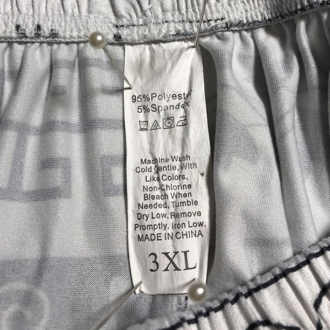 Other Geometric Floral Stretch Relaxed Fit Shorts 3XL Size 31" - 3 Thumbnail