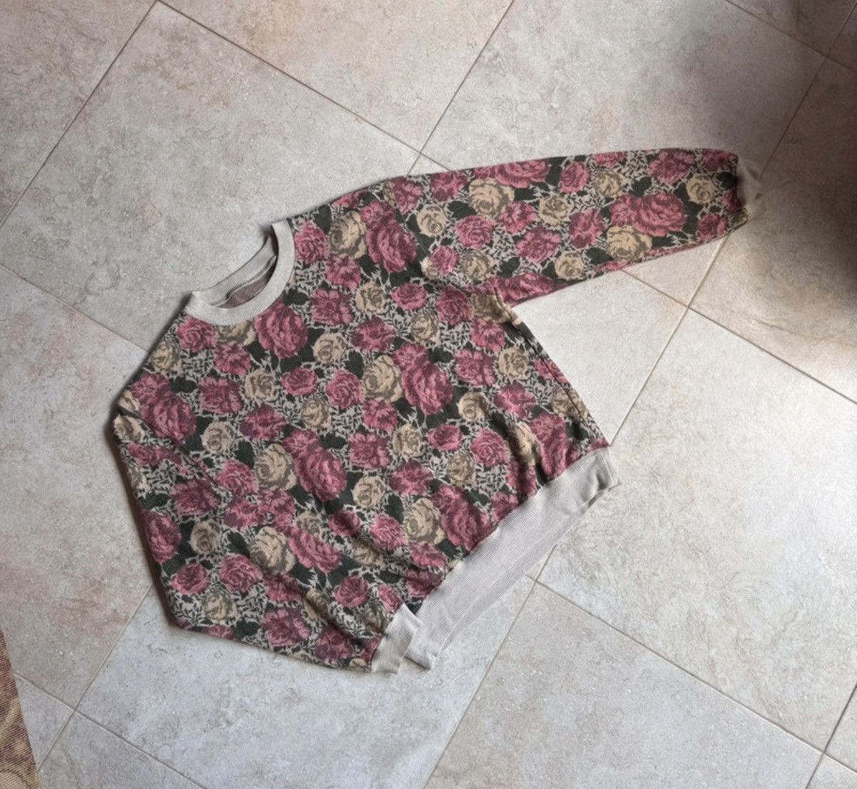 Kapital Kapital gobelin rose jacquard floral crewneck size M Size US M / EU 48-50 / 2 - 1 Thumbnail