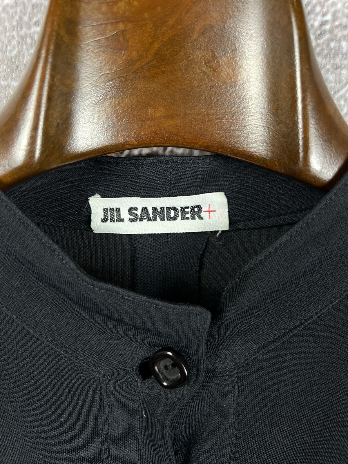 Designer × Jil Sander 90s Jil Sander black vintage viscose tunic dress pleated Size S / US 4 / IT 40 - 7 Thumbnail