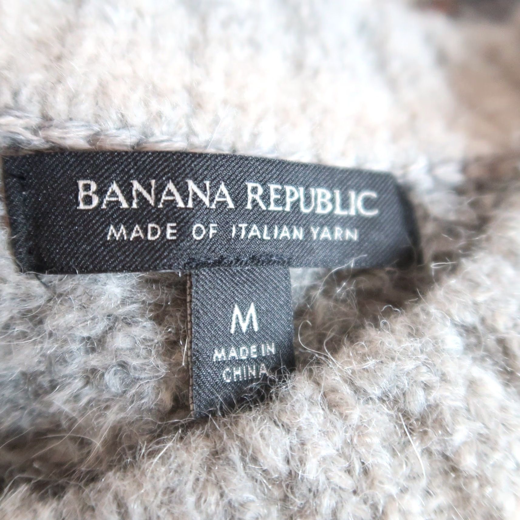 Banana Republic Banana Republica Light Heather Grey Spacedye Crewneck Alpaca Sweater M Women Long Sleeve Knit Pullover Casual Fall Winter Spring - Mens/Womens Size M / US 6-8 / IT 42-44 - 5 Thumbnail