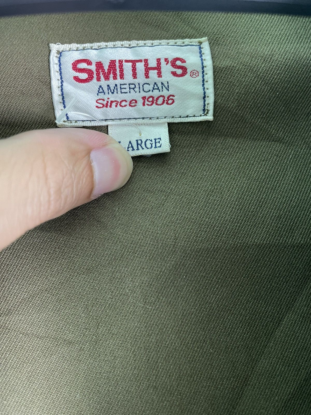 Smith's American × Vintage Vtg 90s Smiths American work jacket Size US L / EU 52-54 / 3 - 7 Thumbnail