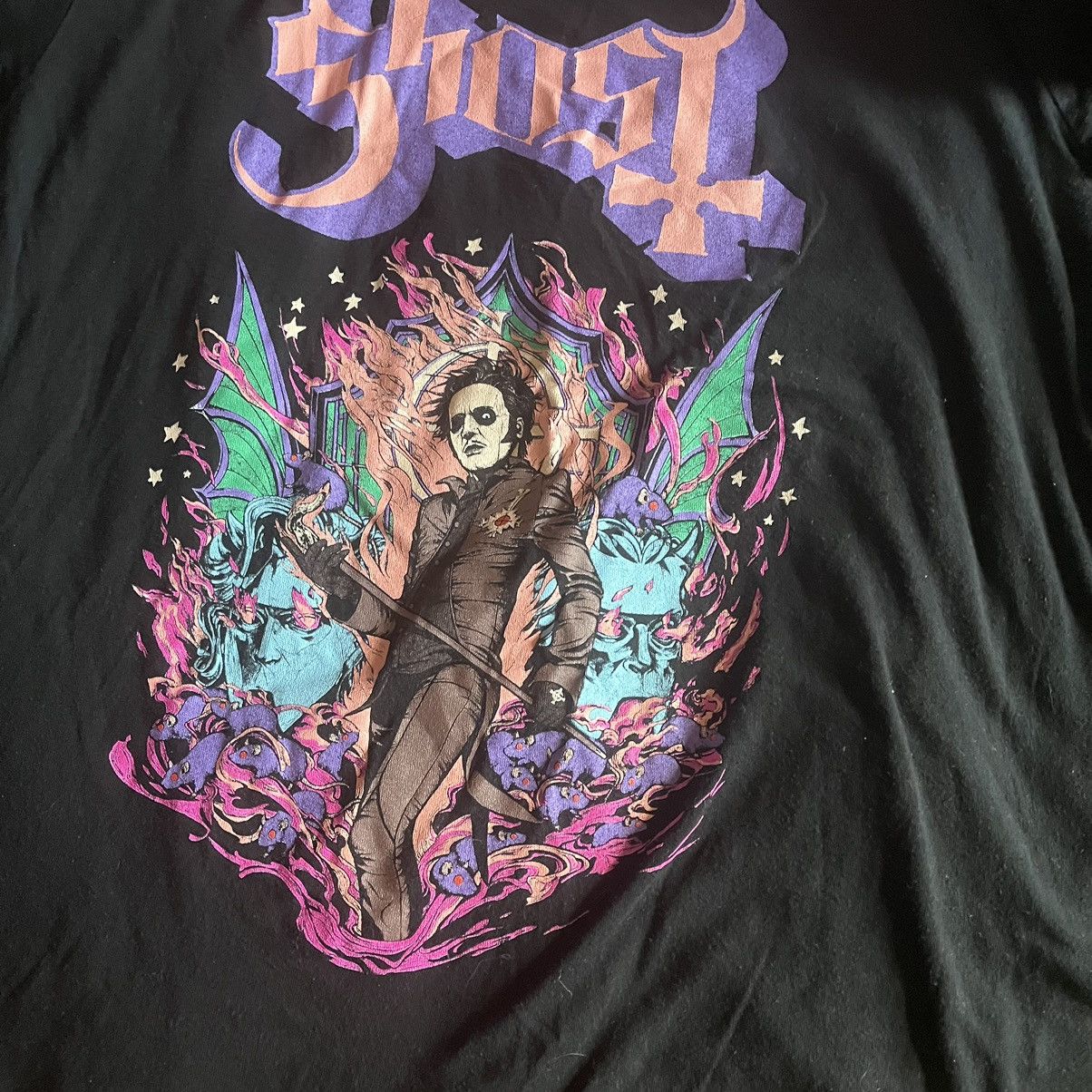 Band Tees Rare Ghost Band Women S Distressed Tour Tee Grailed