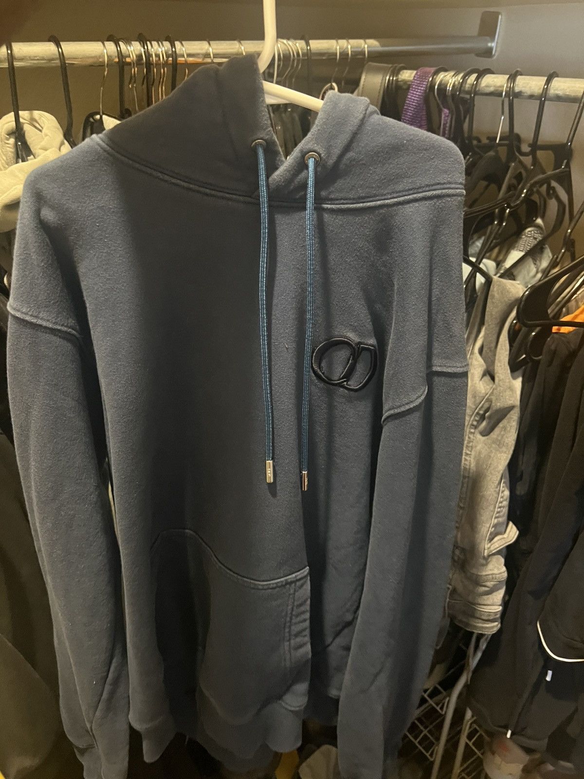 Dior CD Icon Hoodie Blue Size US M / EU 48-50 / 2 - 1 Thumbnail