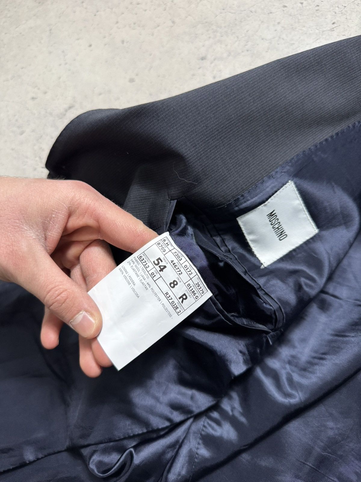 Moschino Moschino Luxury Wool Suit Blazer & Pants Size 54 Size 44R - 9 Thumbnail