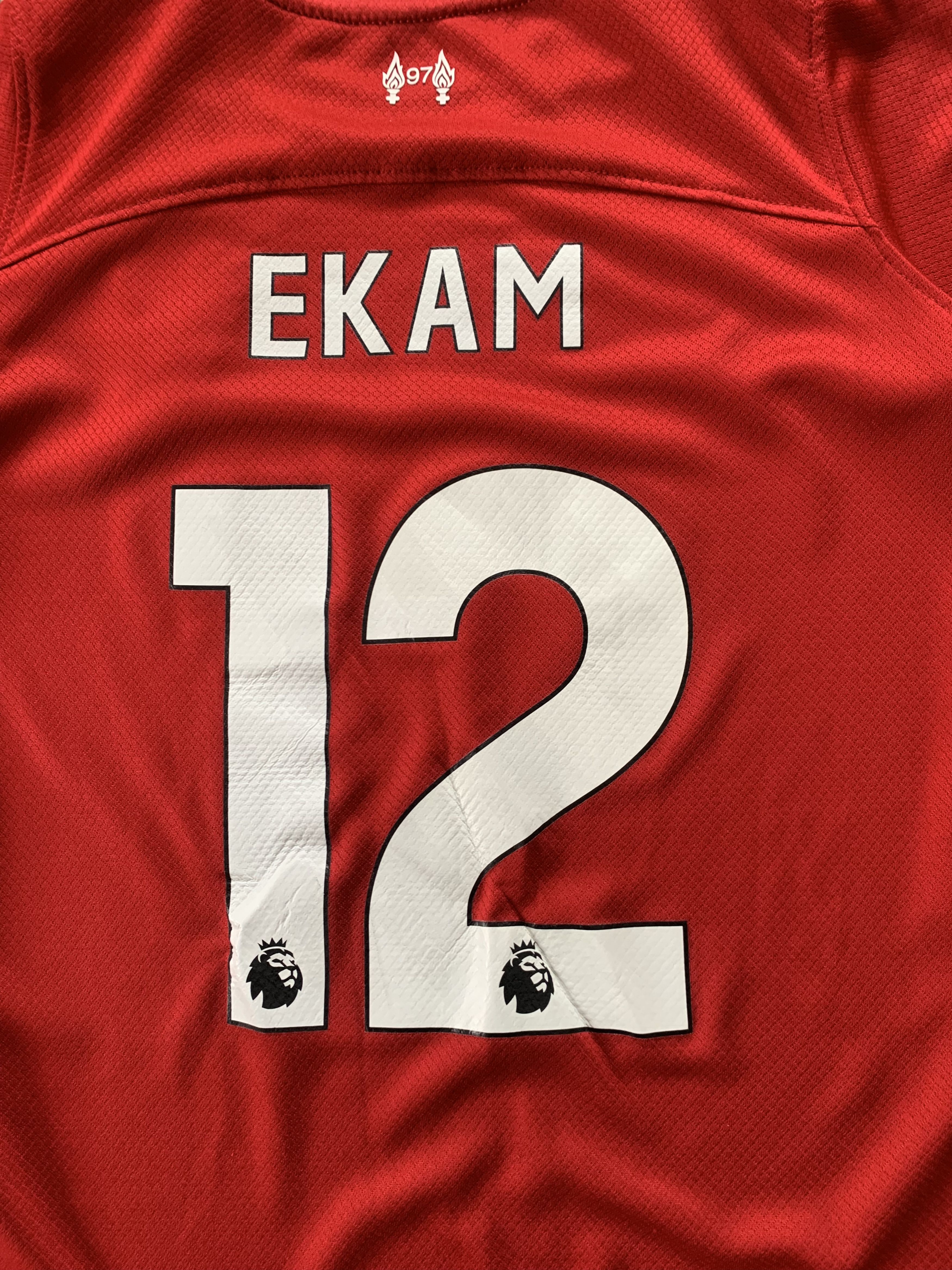 Nike Kids Nike Liverpool FC Home Jersey 2022/23 EKAM #12 Size US XXS / EU 40 - 3 Thumbnail