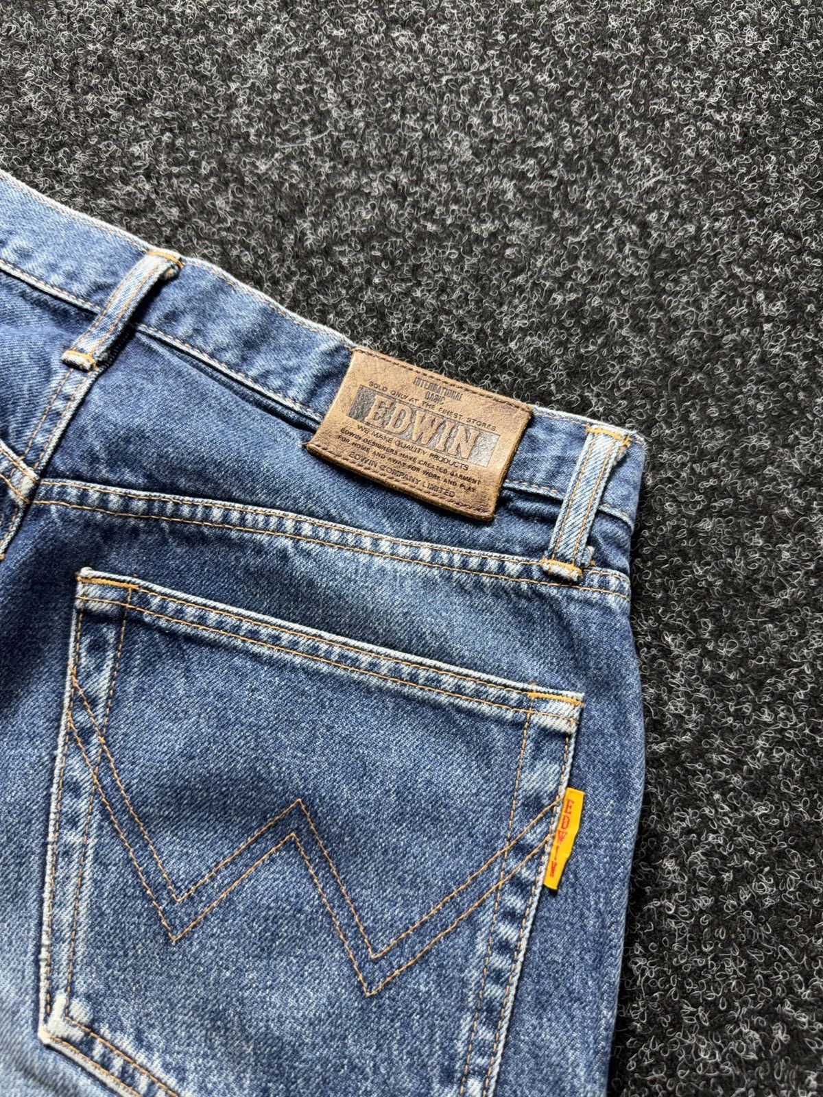 Edwin Vintage 90s Retro Edwin Japan Faded Wash Straight Jeans Y2K Size US 30 / EU 46 - 21 Thumbnail
