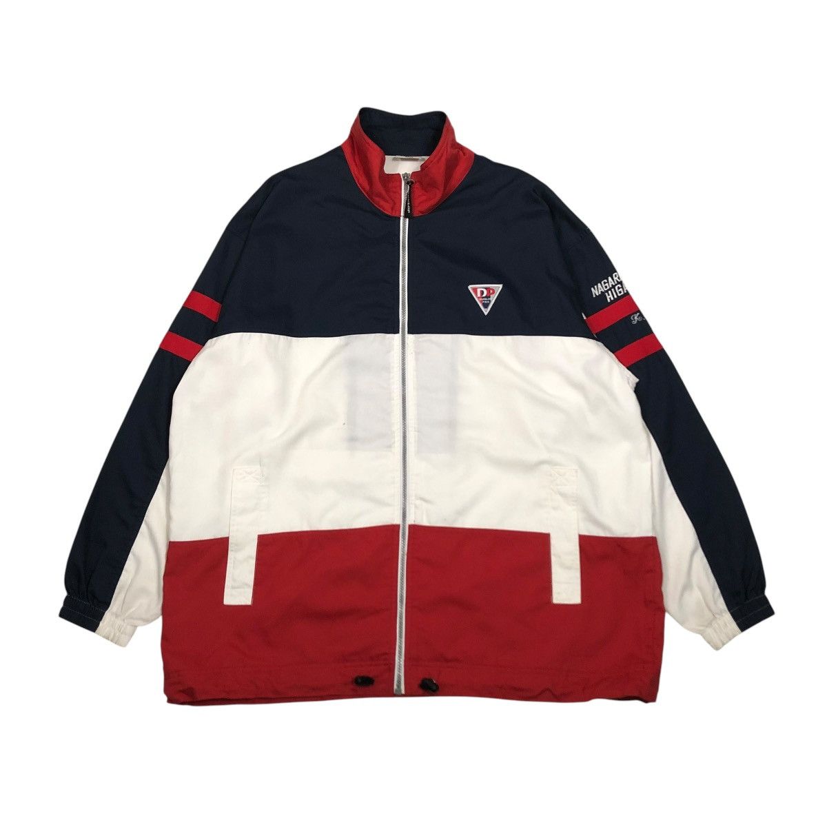 Japanese Brand 🔥VINTAGE ZIPPER LIGHT JACKET RACING DUNLOP BIG LOGO Size US L / EU 52-54 / 3 - 1 Thumbnail