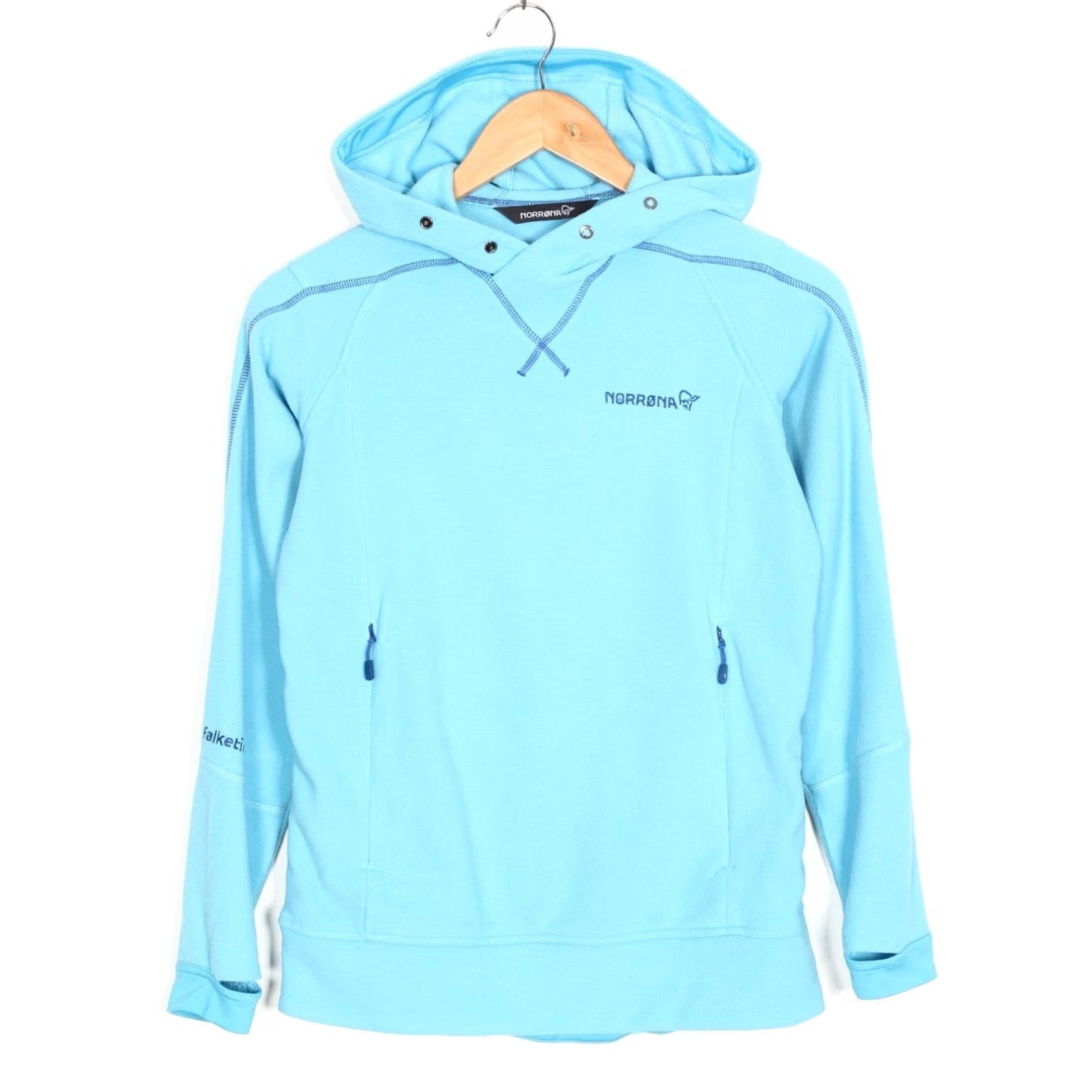 Vintage NORRONA Falketind Warm1 Fleece Hoodie Women Size XS Polartec VR389 Size XS / US 0-2 / IT 36-38 - 2 Thumbnail
