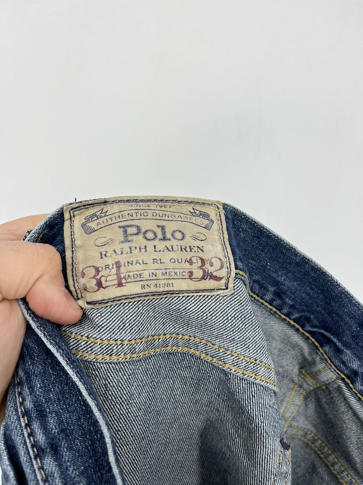 Polo Ralph Lauren × Vintage Crazy Vintage Y2K Polo Ralph Lauren Baggy Jeans Wide Leg Size US 34 / EU 50 - 11 Thumbnail