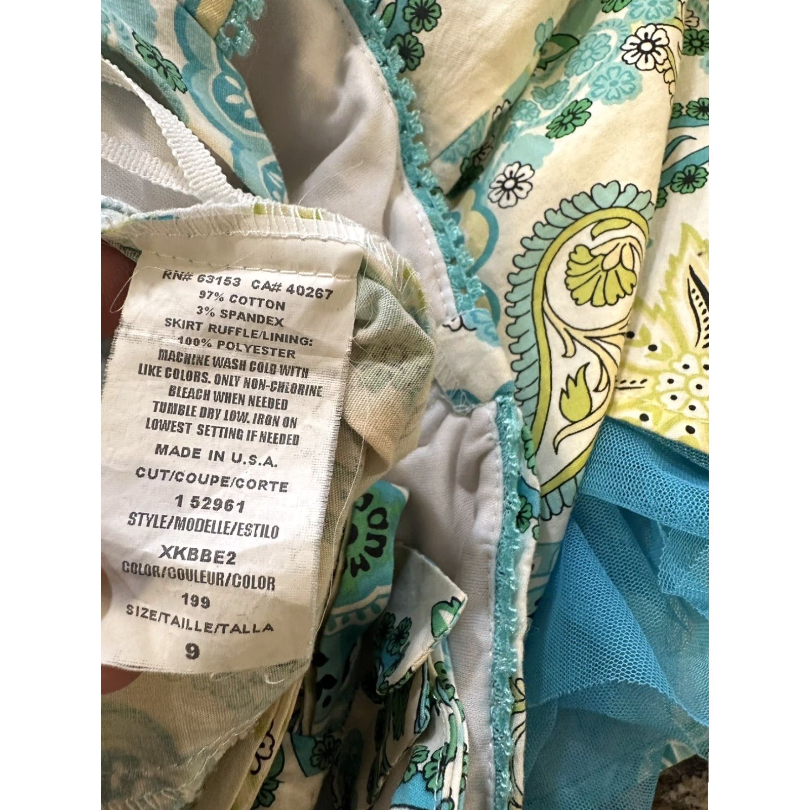 Vintage VINTAGE Rampage Dress Midi Halter Paisley Print Green 9 Womens A-Line Fit & Flare Juniors Size M / US 6-8 / IT 42-44 - 8 Thumbnail