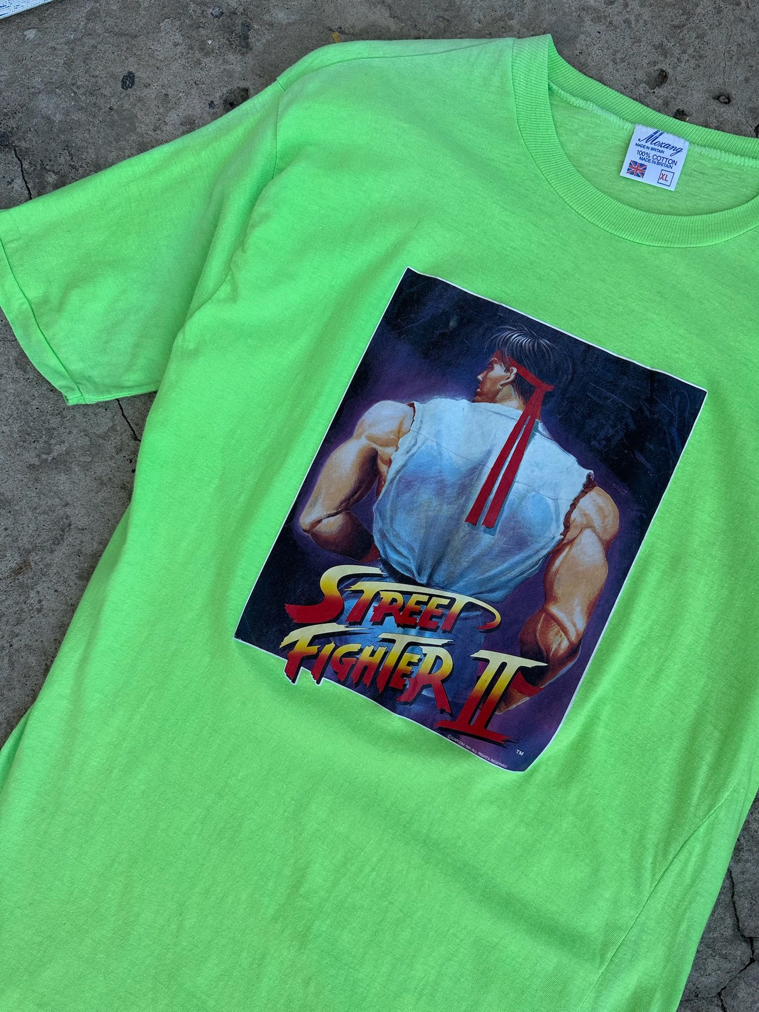 Anime Vintage 1991 Street Fighter 2 Ryu Capcom T-Shirt Size US M / EU 48-50 / 2 - 9 Thumbnail