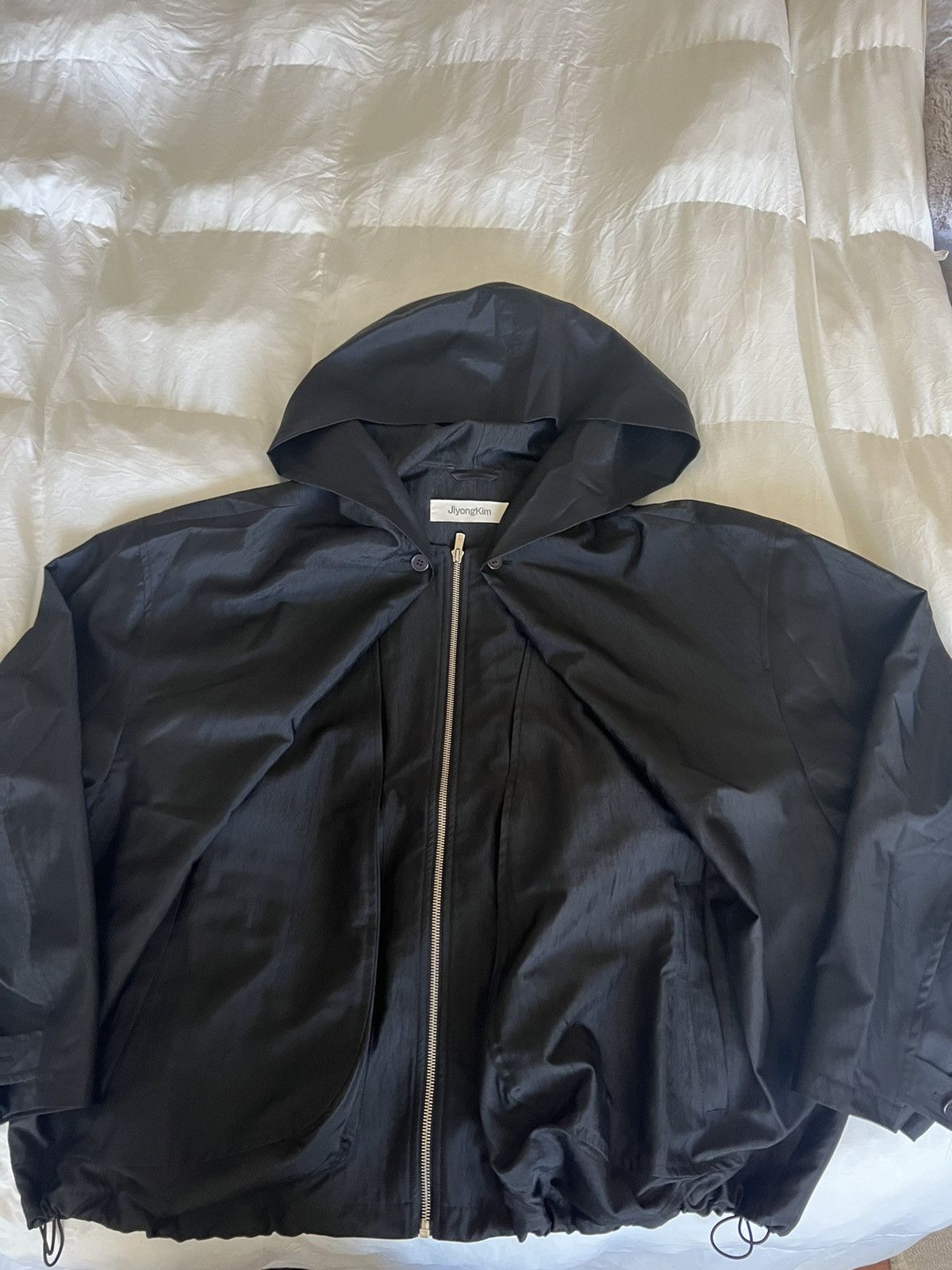 JiyongKim Jiyongkim Draped Hooded Jacket Size US L / EU 52-54 / 3 - 4 Thumbnail