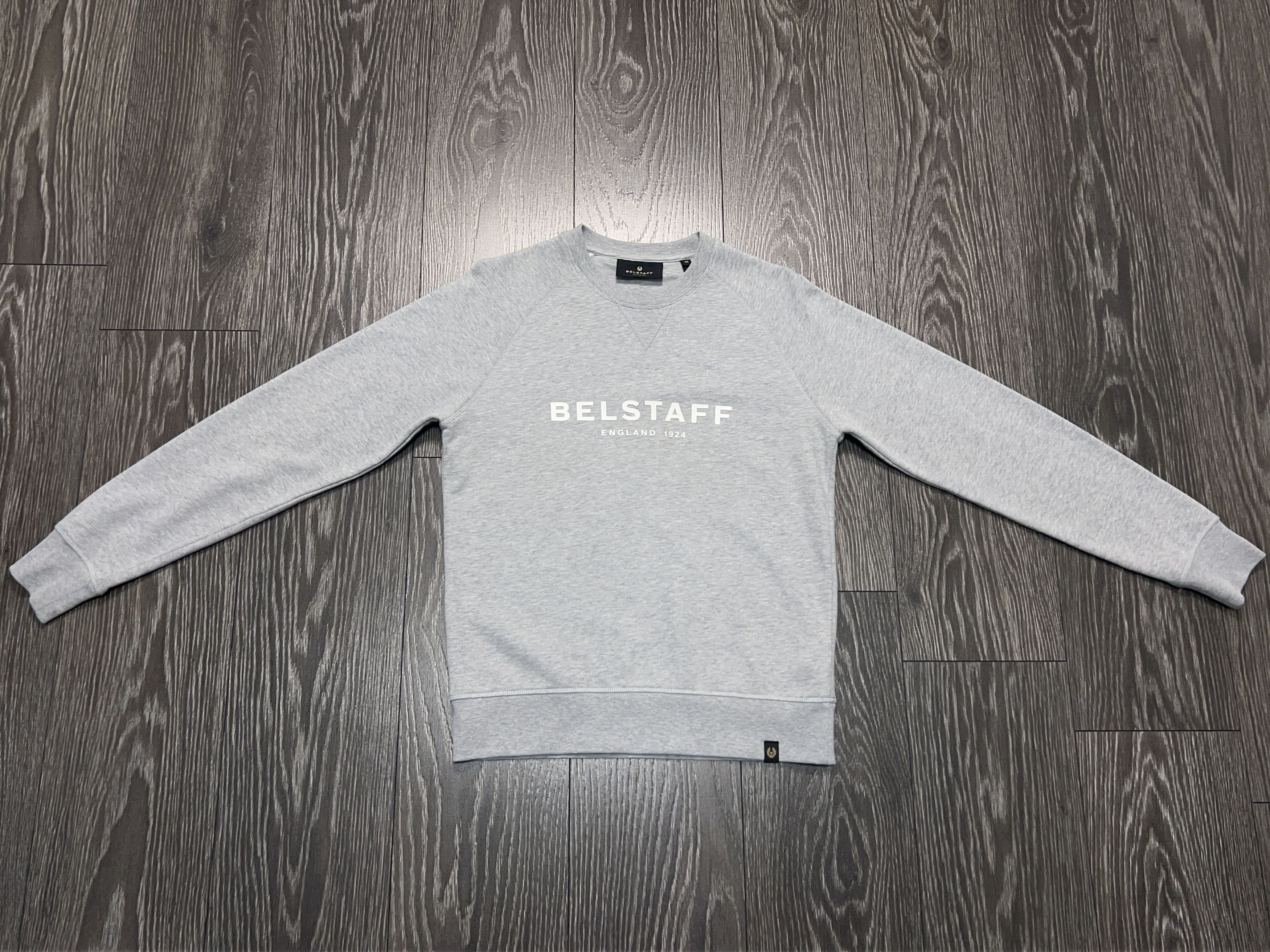 Belstaff England Big Logo Gray Sweatshirt Pullover Sweater Cotton Size US M / EU 48-50 / 2 - 5 Thumbnail