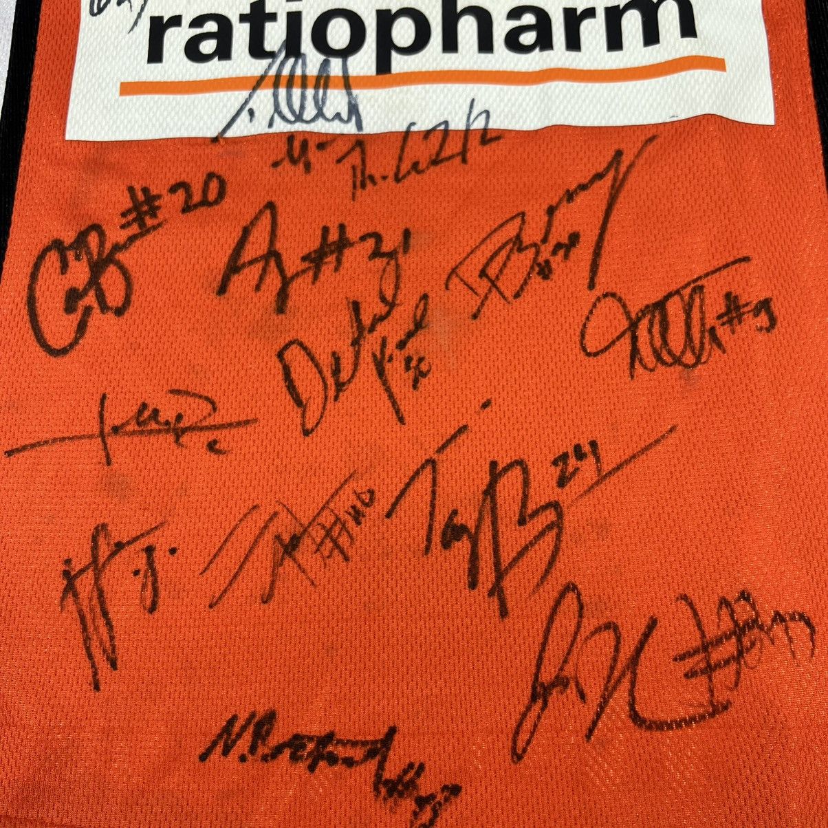 K1X Ratiopharm Ulm Per Gunther Signed Team Basketball Jersey Size US XS / EU 42 / 0 - 7 Thumbnail