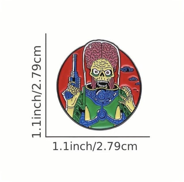 Other Mars Attacks Movie Enamel Pin Size ONE SIZE - 3 Thumbnail