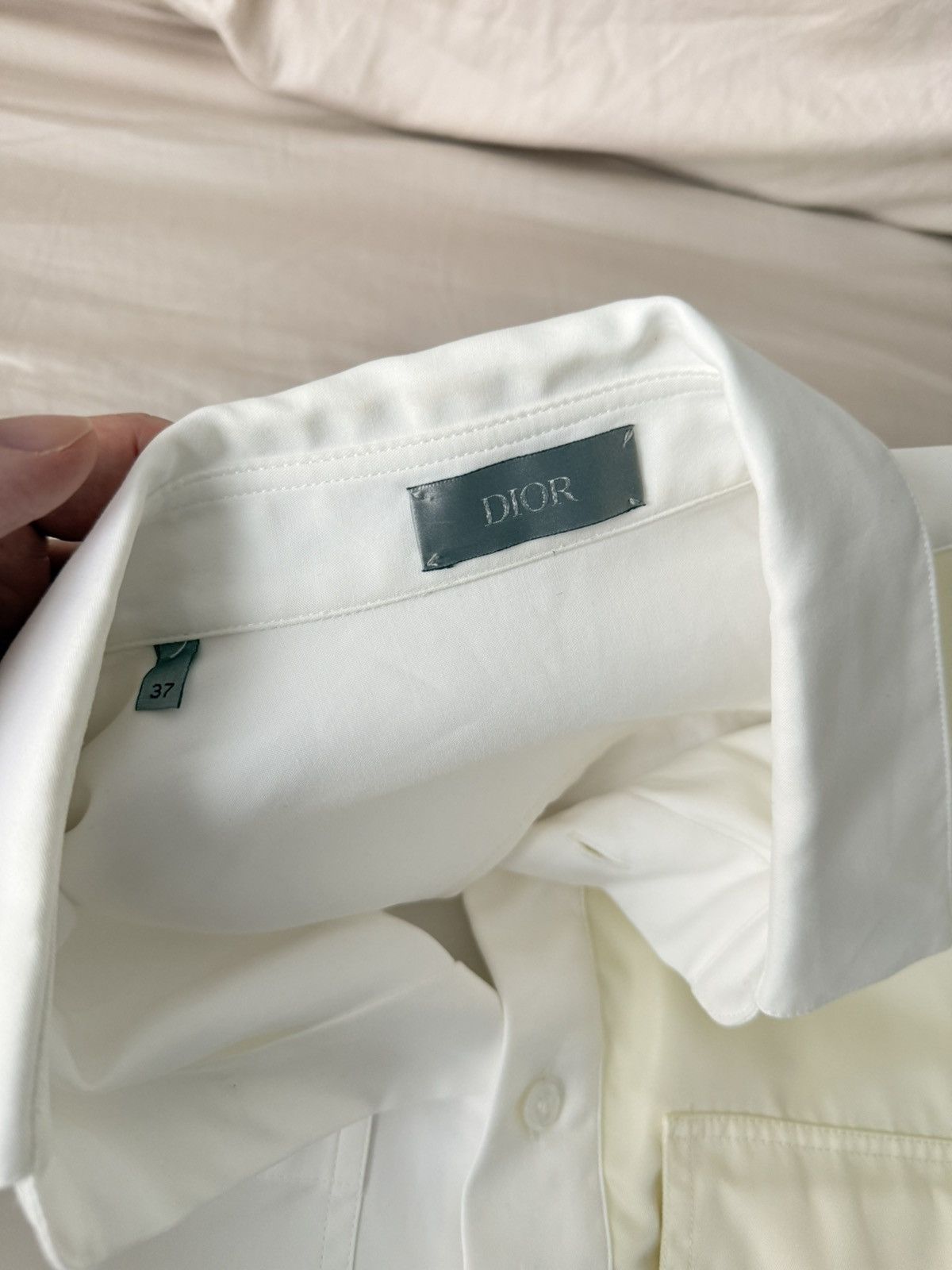 Dior × Sacai Dior x Sacai Button-up Cotton faille shirt Size US S / EU 44-46 / 1 - 10 Thumbnail