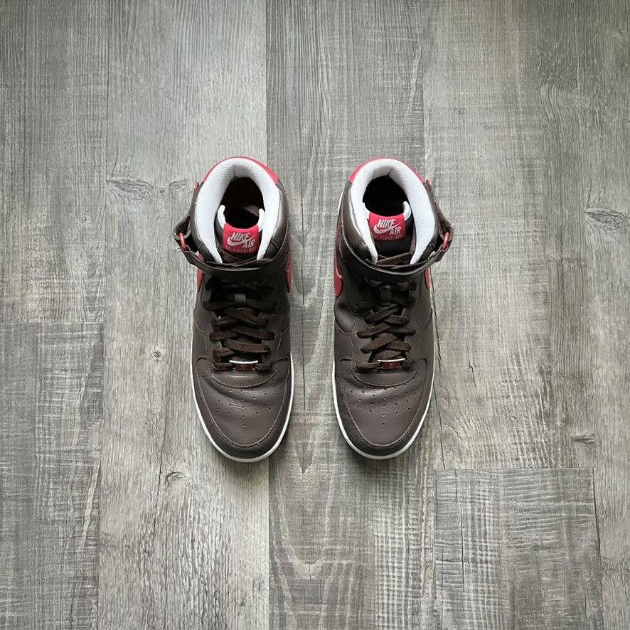 Nike NIKE • Air Force 1 Mid 07 Players "Brown/Red" (11.5M) Size US 11.5 / EU 44-45 - 10 Thumbnail