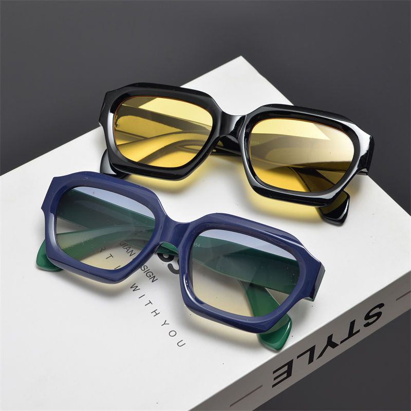 Electric Visual Dark Street ins style custom avant-garde sunglasses Size ONE SIZE - 4 Thumbnail