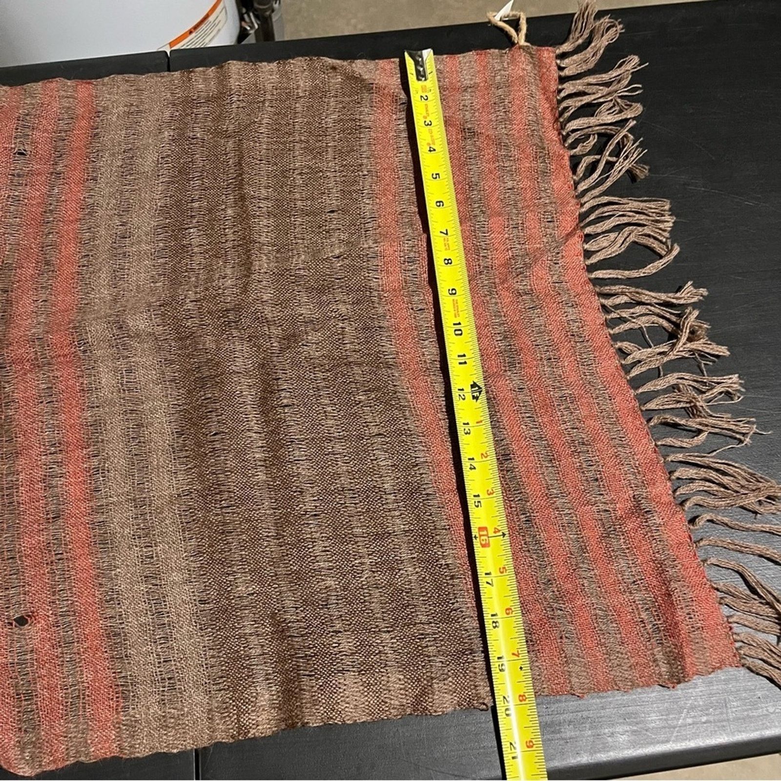 Other Living Threads NWT Ketzah Handmade Boho Scarf Wrap 20x80 Size ONE SIZE - 7 Thumbnail