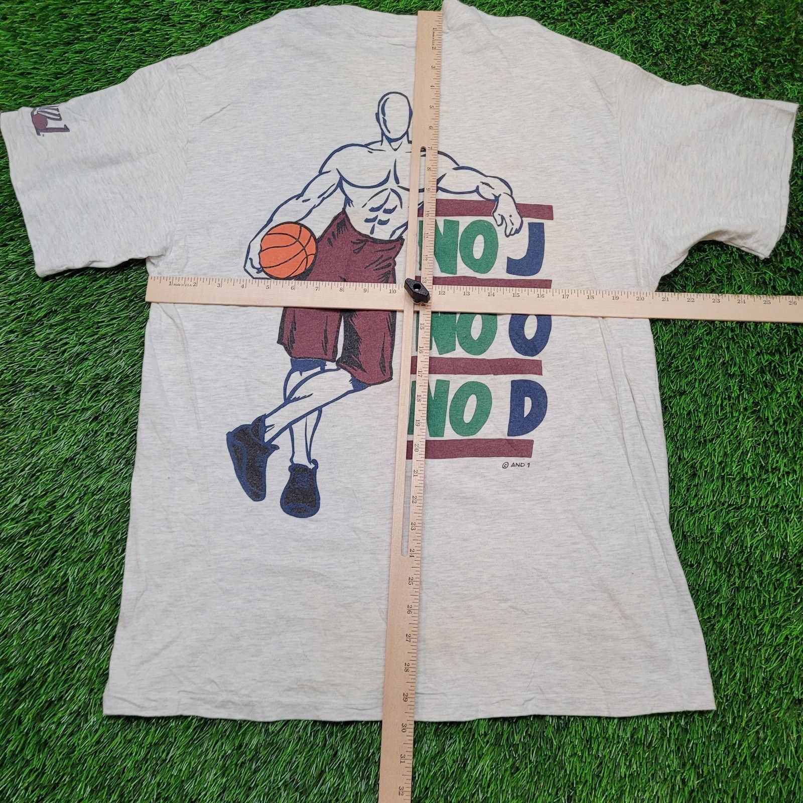 Vintage VTG 90s AND 1 Trash Talk Tee Mens M USA Streetball Size US M / EU 48-50 / 2 - 11 Thumbnail