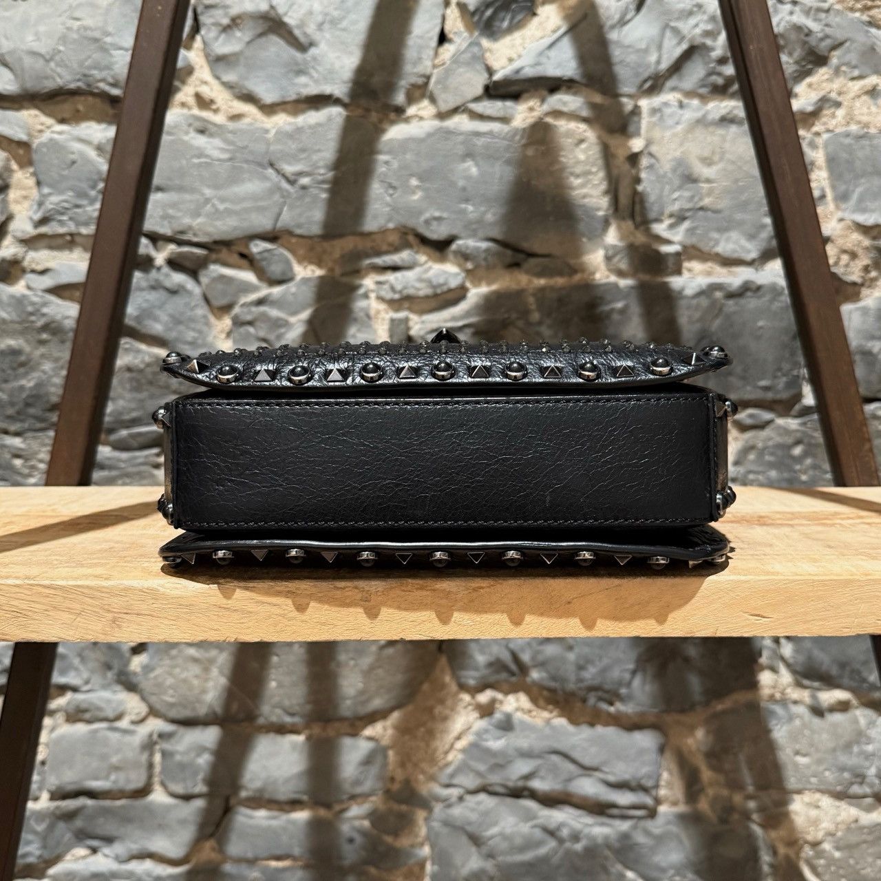 Valentino Valentino Black Star Crystal Rolling Rockstud Crossbody Bag Size ONE SIZE - 7 Thumbnail