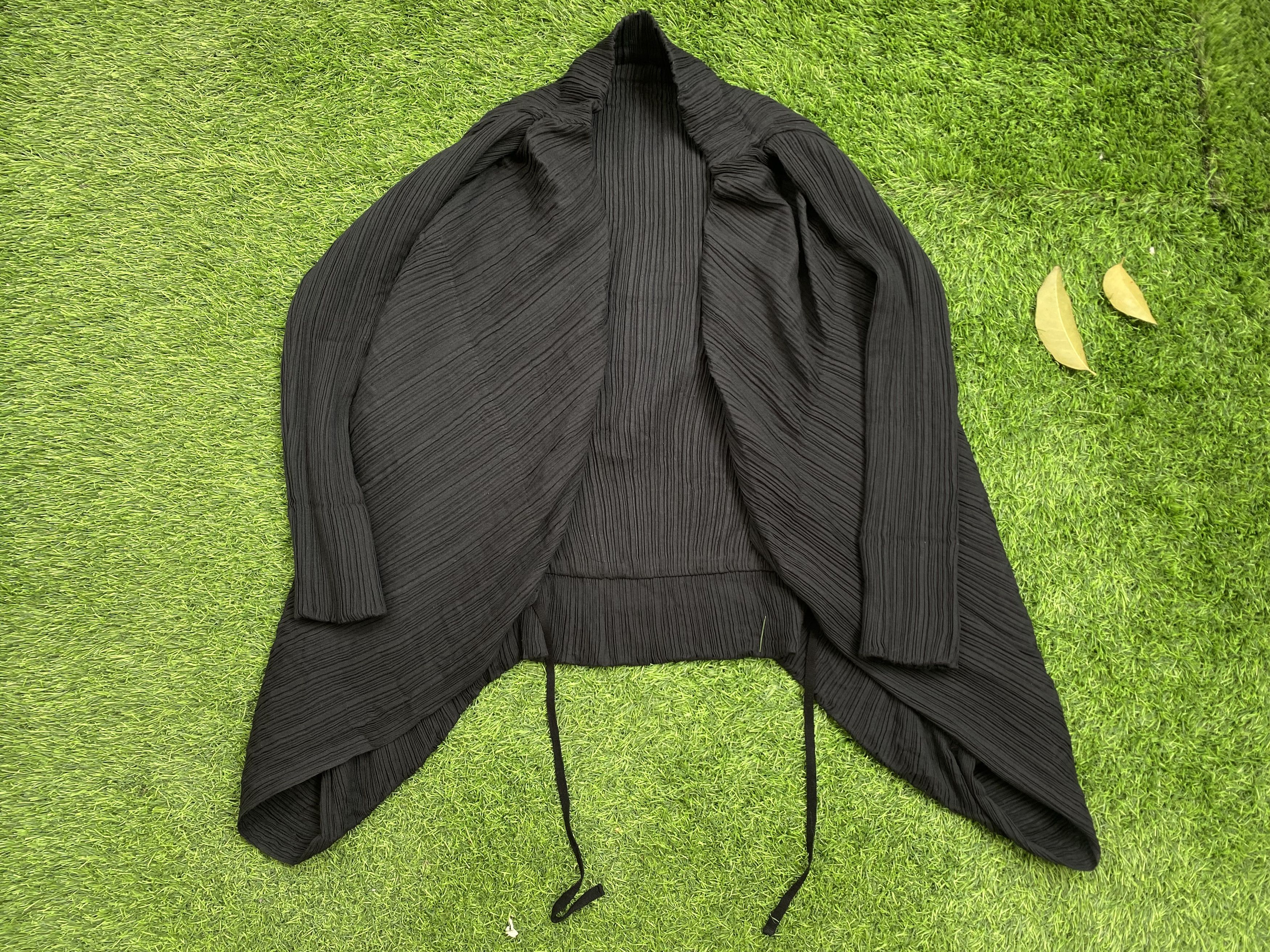 image of Issey Miyake Pleats Please x Seditionaries Issey Miyake Pleated Pleats Please Cardigan in Black, Wo