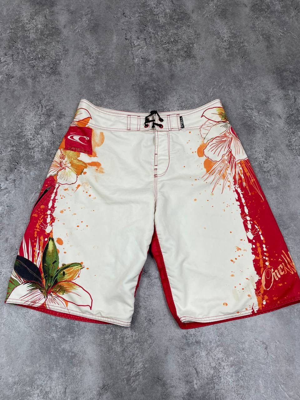 O'Neill O’neill Men Swim Shorts White Red Floral Size W34 Size US 34 / EU 50 - 1 Thumbnail