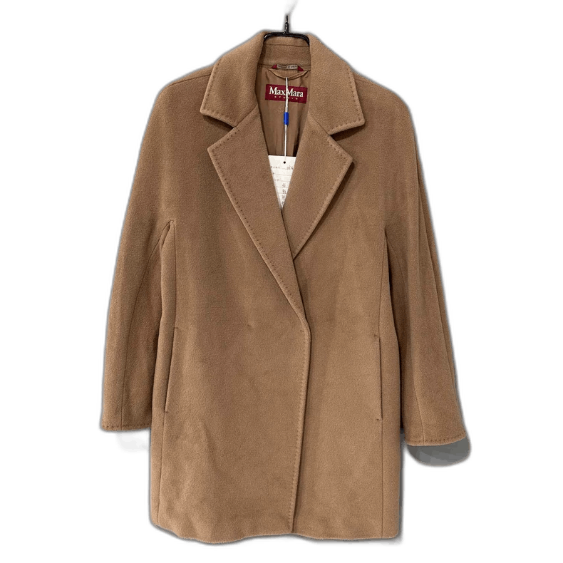 Max Mara MaxMara Pure Wool Lapel Coat Size S / US 4 / IT 40 - 1 Thumbnail