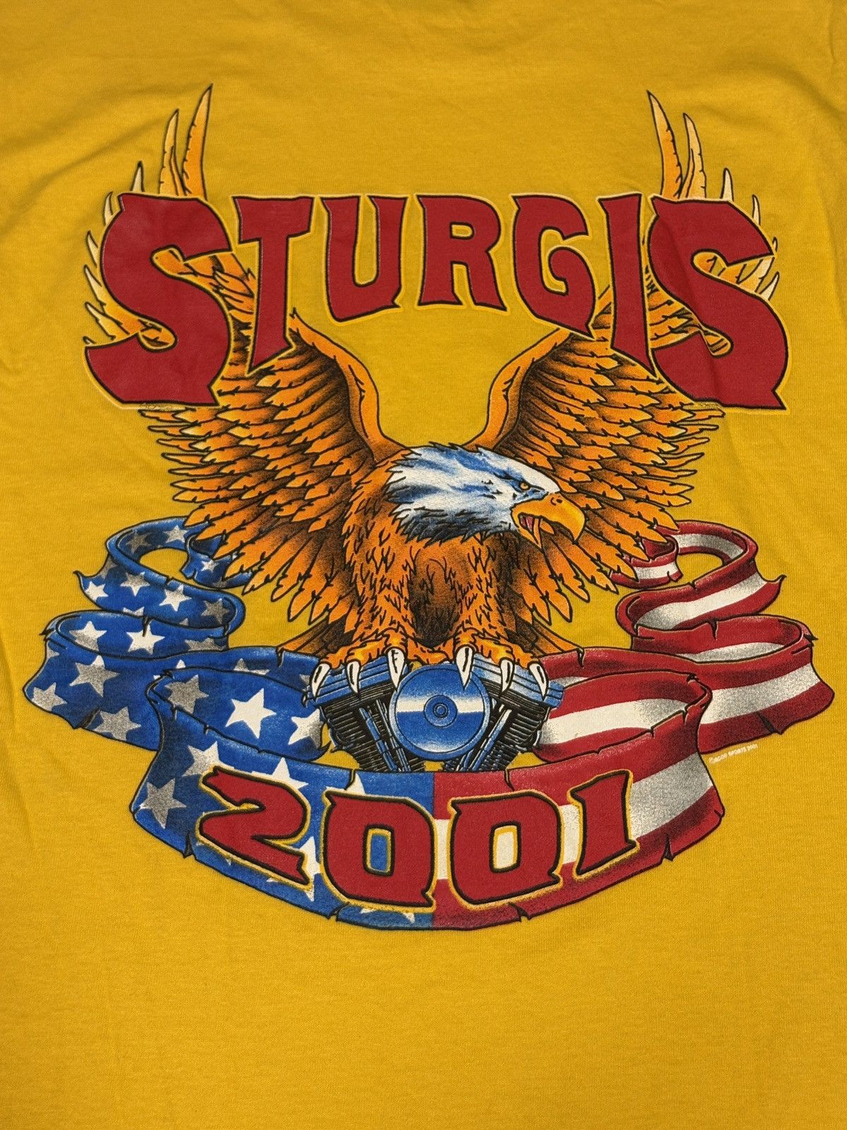 Harley Davidson Vintage 2001 STURGIS Motorcycle Rally T-Shirt Size S 0768 Size US S / EU 44-46 / 1 - 5 Thumbnail