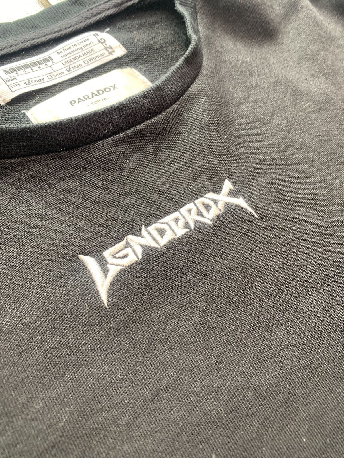 If Six Was Nine × Japanese Brand Japanese Brand Paradox Tokyo Crazy Crewneck Sweatshirt Size US XL / EU 56 / 4 - 8 Thumbnail