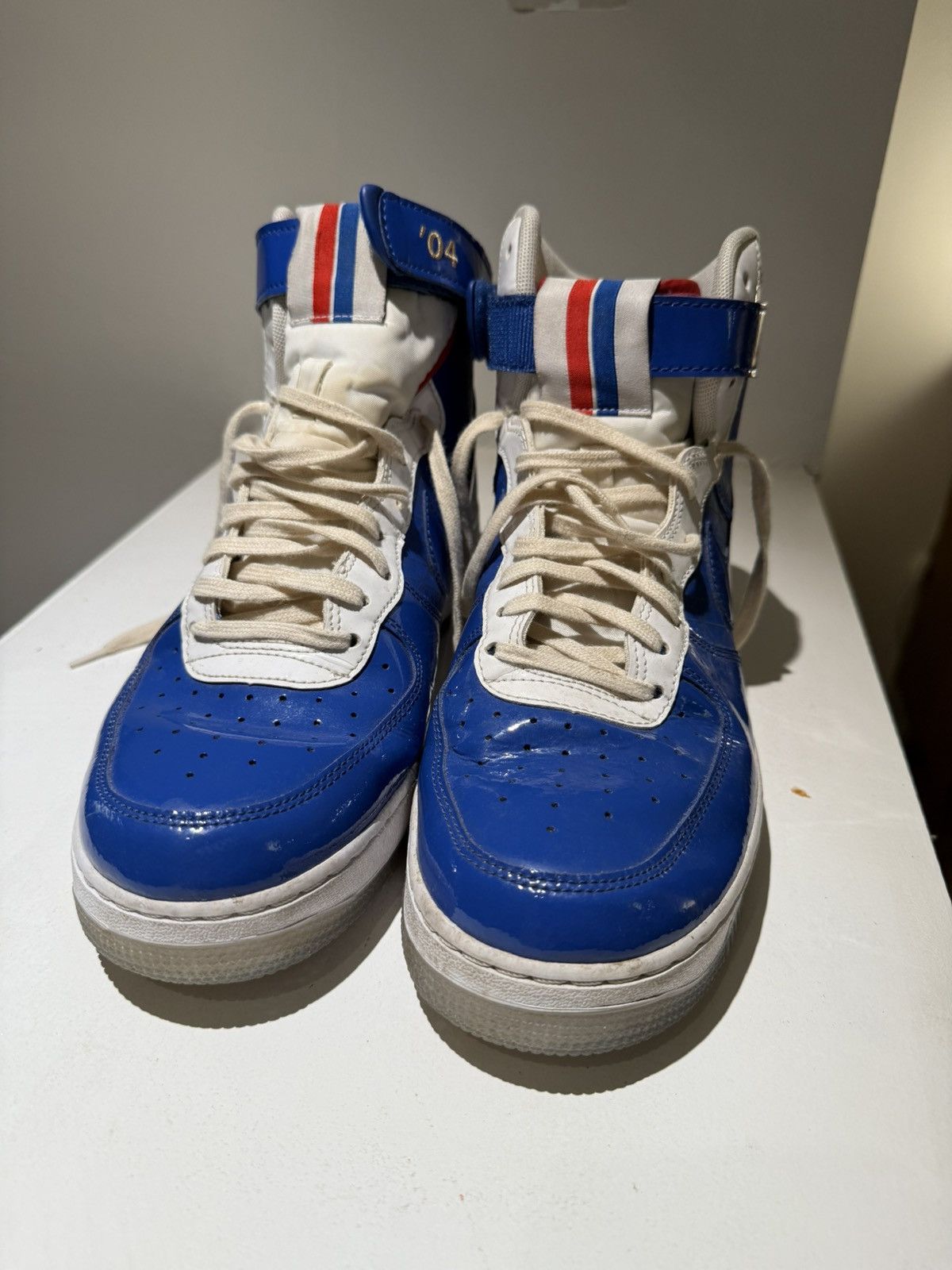 Nike Nike Air Force 1 High Detroit Pistons NBA Men’s Final 2004 Size US 10 / EU 43 - 2 Thumbnail
