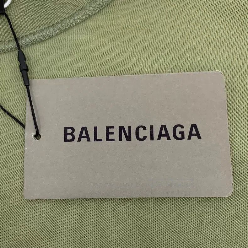 Balenciaga Balenciaga Green Logo Letter Embroidered Cotton Crew Neck Size US S / EU 44-46 / 1 - 6 Thumbnail