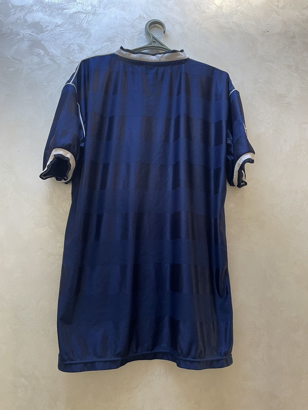 Vintage SCOTLAND 80s HOME FOOTBALL SHIRT SOCCER JERSEY SCORE DRAW Size US XXL / EU 58 / 5 - 6 Thumbnail