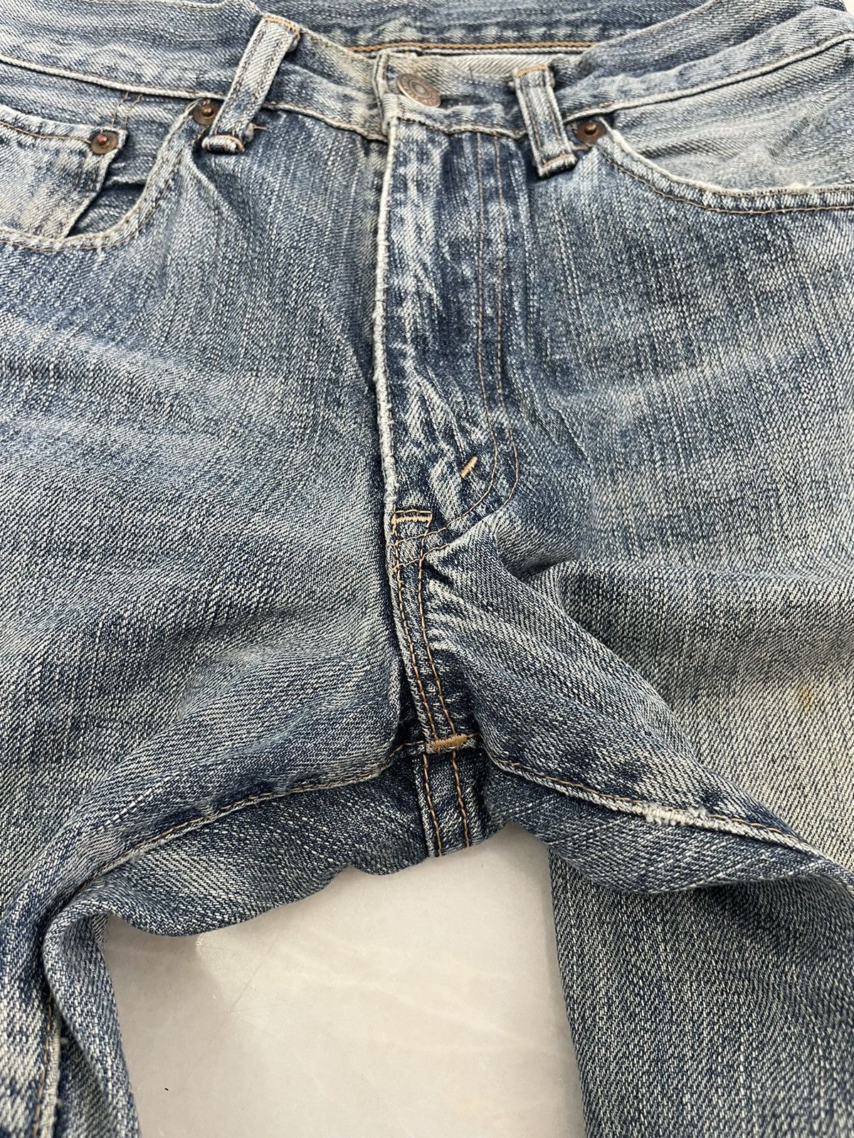 Levi's × Vintage Vintage Levis 510 Rusty Blue Washed Jeans Size US 28 / EU 44 - 4 Thumbnail