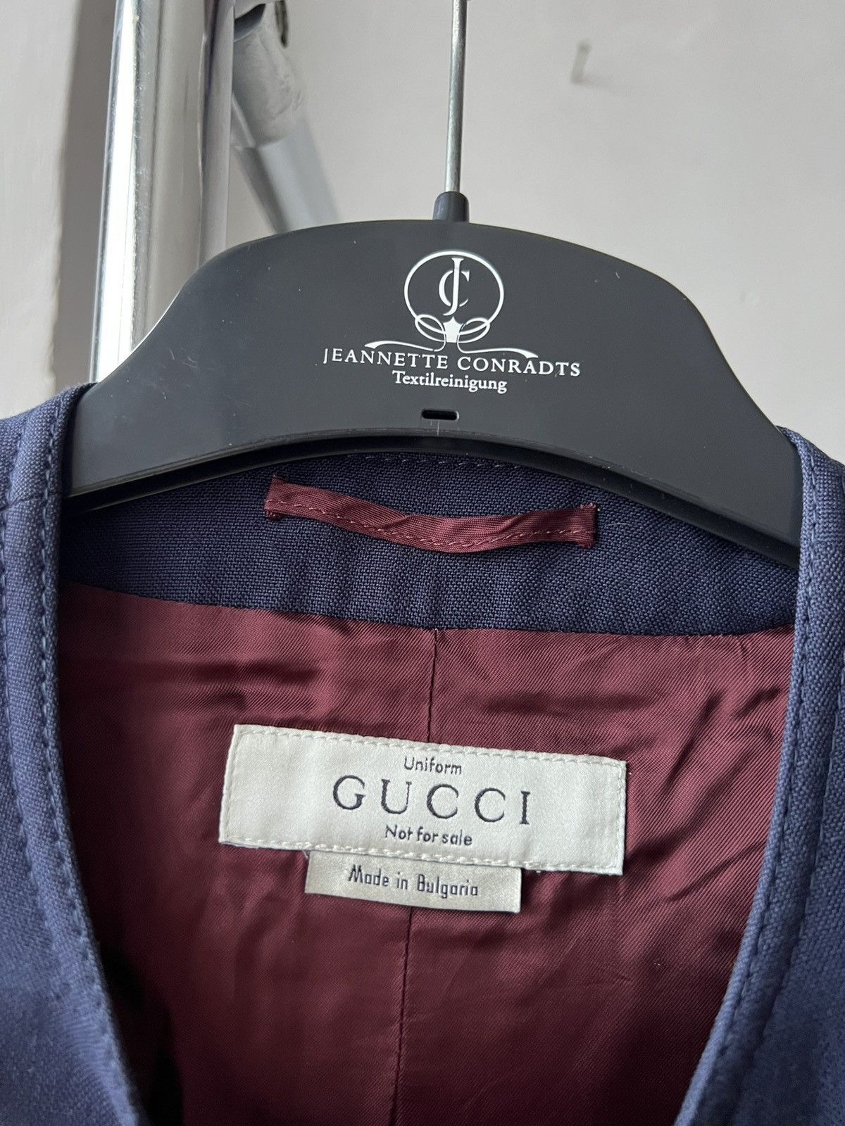 Gucci GUCCI UNIFORM WOMEN GOLD METAL BUTTON NAVY BLAZER JACKET M Size M / US 6-8 / IT 42-44 - 6 Thumbnail