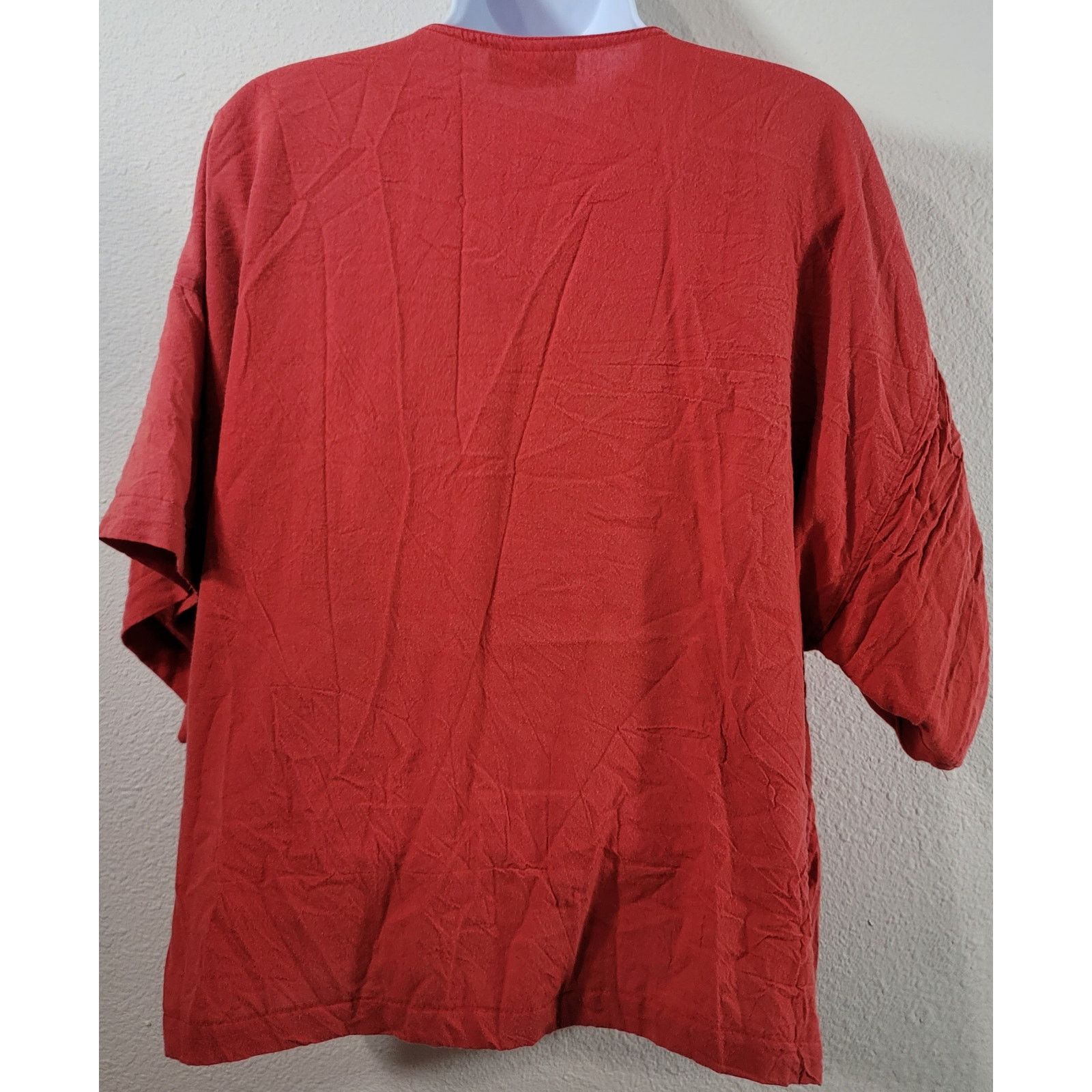 Other Gianna Burnt Orange Oversize Pocket Drop Shoulder Top Large Size L / US 10 / IT 46 - 3 Thumbnail