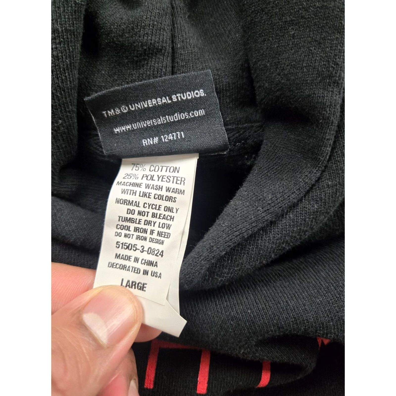 Vintage The Weeknd Nightmare Trilogy Hoodie Mens L Black Halloween Horror Nights Size US L / EU 52-54 / 3 - 6 Thumbnail