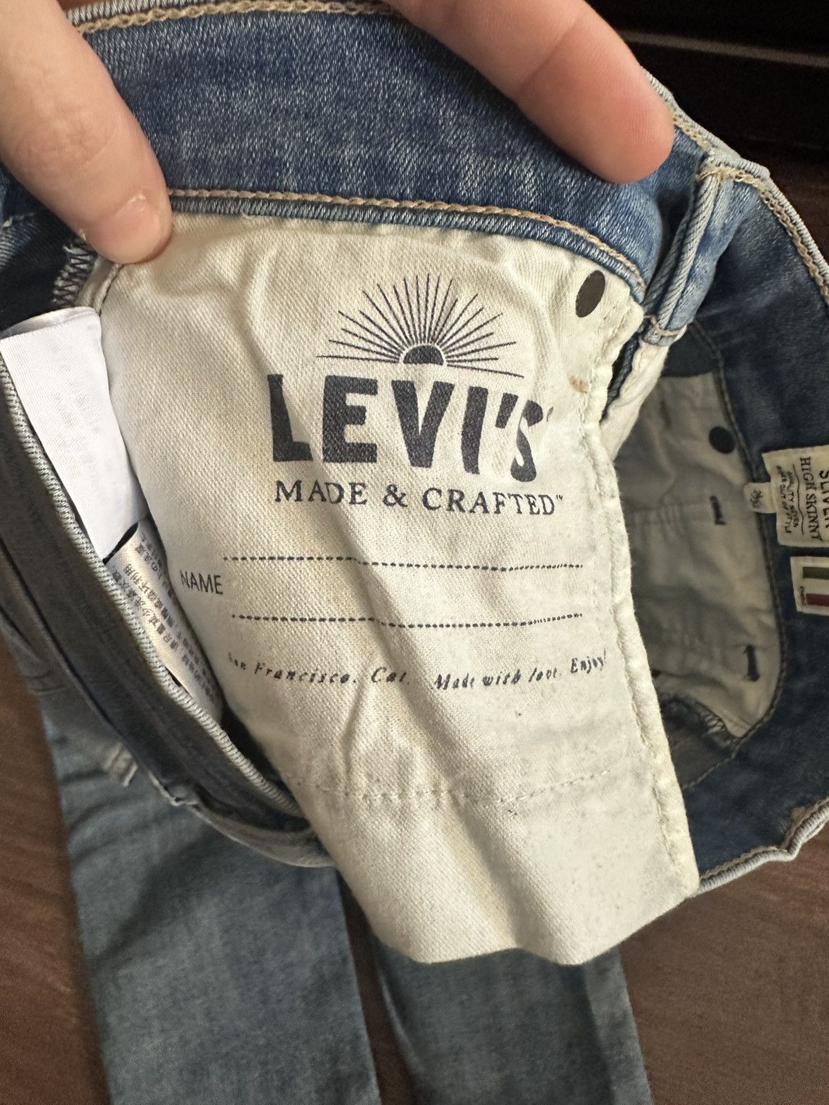 Levi's Made & Crafted Made & Crafted skinny blue italian denim jeans Sliver Size 24" / US 00 / IT 34 - 13 Thumbnail