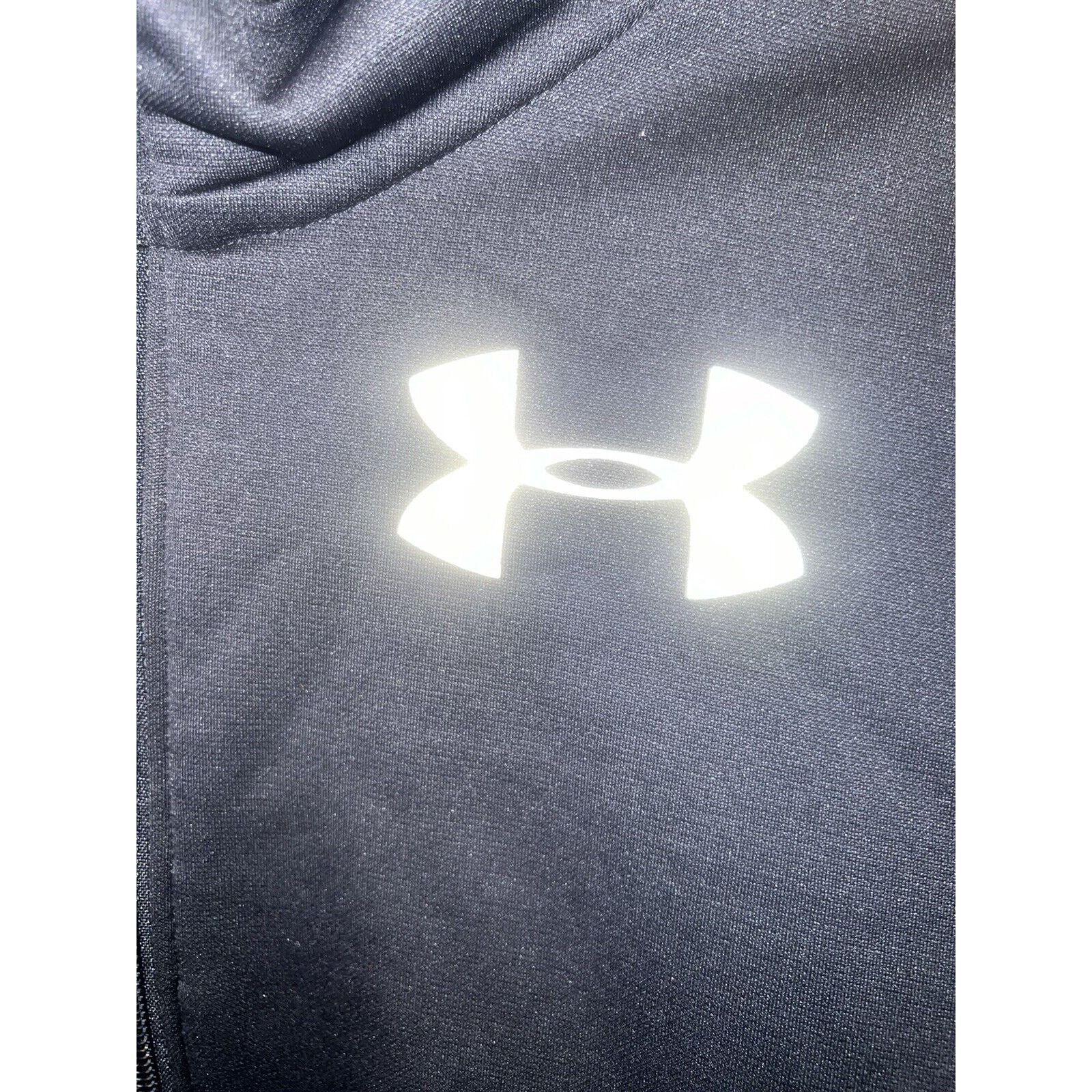 Under Armour Under Armour Hooded Sweatshirt Youth XL Black White Pullover Size US XL / EU 56 / 4 - 2 Thumbnail